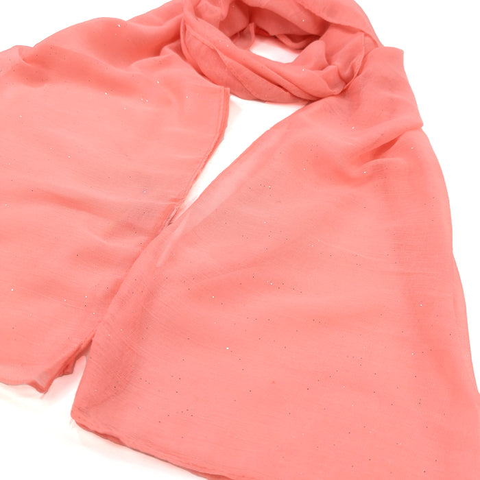 Viano Sparkle Scarf Dark Pink