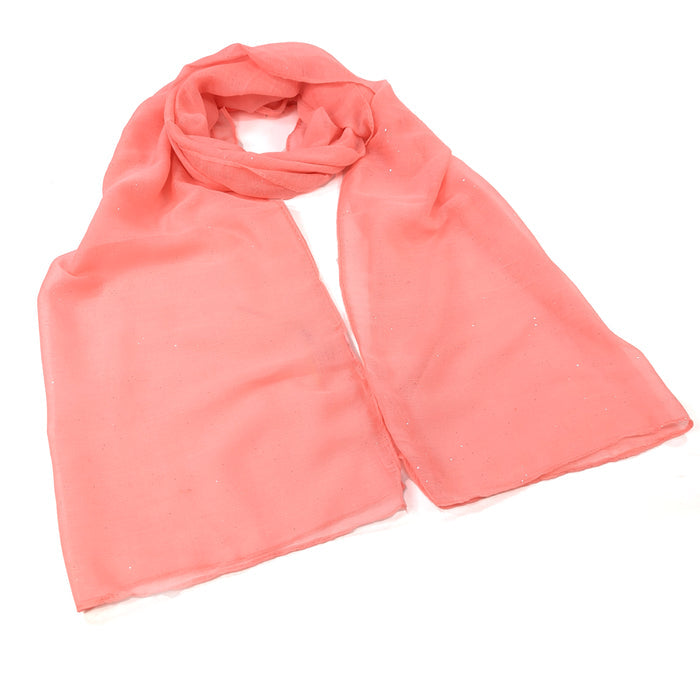 Viano Sparkle Scarf Dark Pink