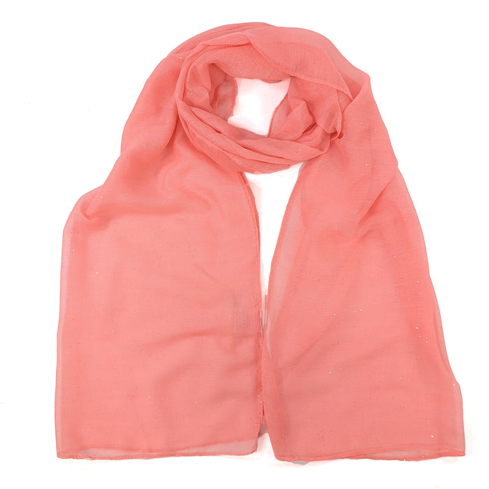 Viano Sparkle Scarf Dark Pink