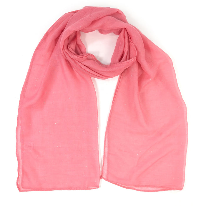 Viano Sparkle Scarf Dusky Pink