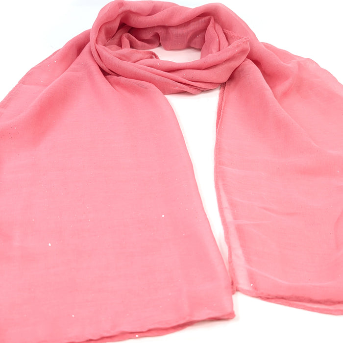 Viano Sparkle Scarf Dusky Pink