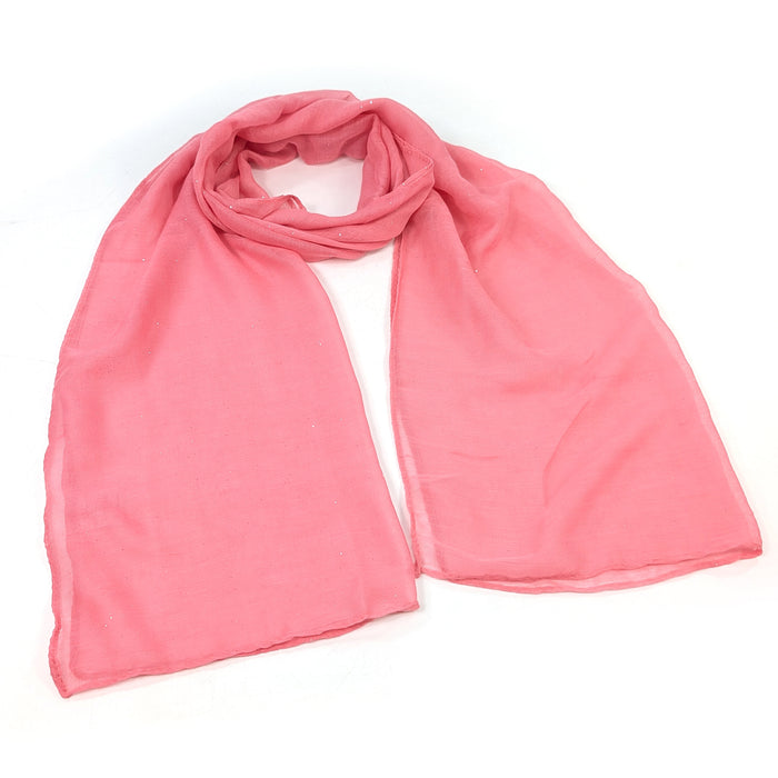 Viano Sparkle Scarf Dusky Pink