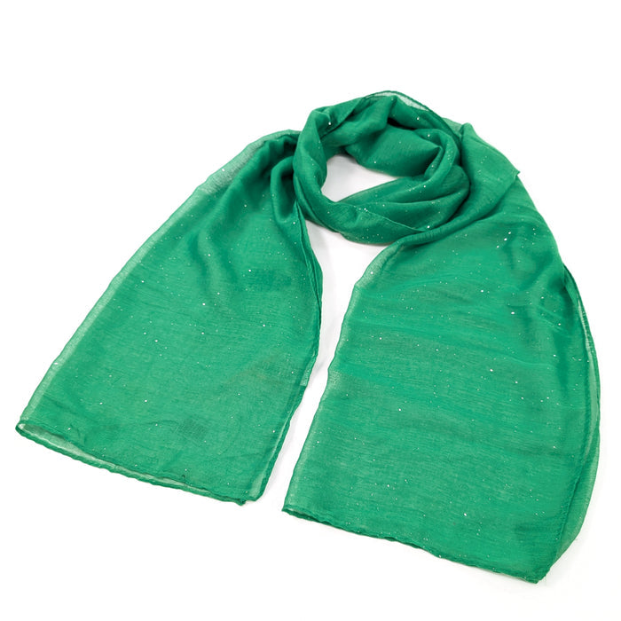Viano Sparkle Scarf Grass Green
