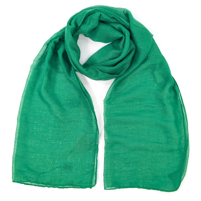 Viano Sparkle Scarf Grass Green