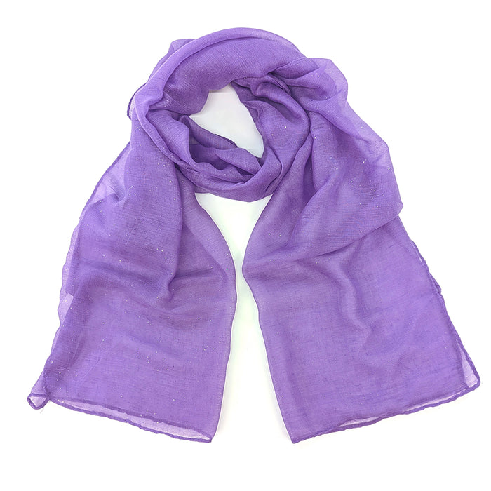 Viano Sparkle Scarf Purple