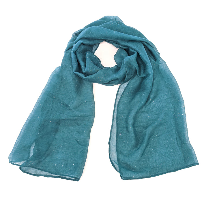 Viano Sparkle Scarf Teal