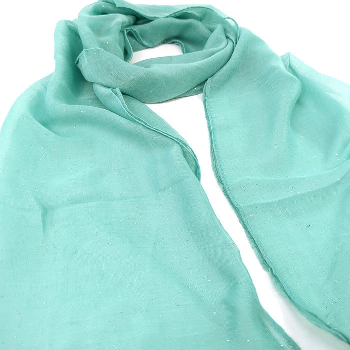 Viano Sparkle Scarf Turquoise