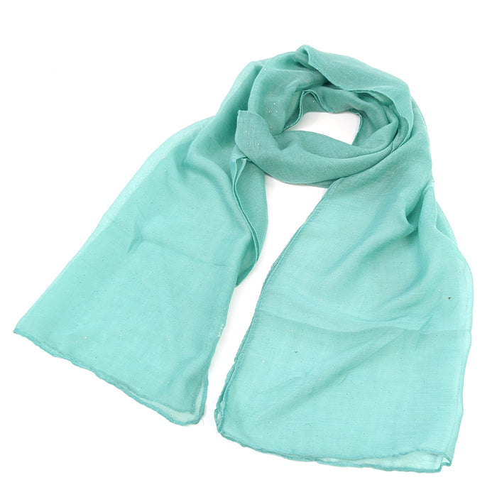 Viano Sparkle Scarf Turquoise