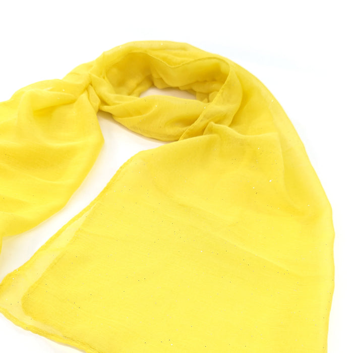 Viano Sparkle Scarf Yellow