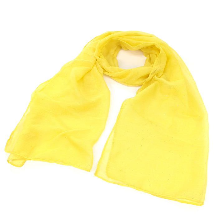 Viano Sparkle Scarf Yellow