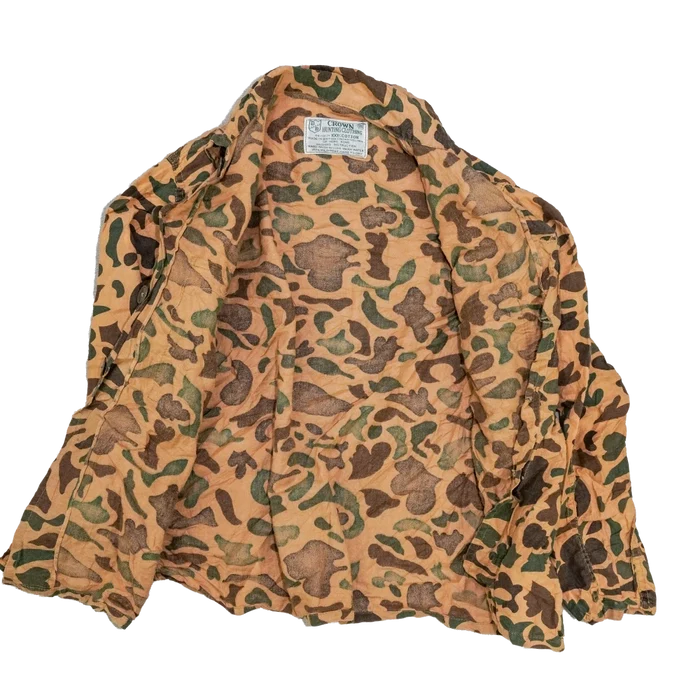 Vintage Crown Hunting Clothing Beo Gam Camo Shirt - Small - Army & Outdoors - Field Shirts