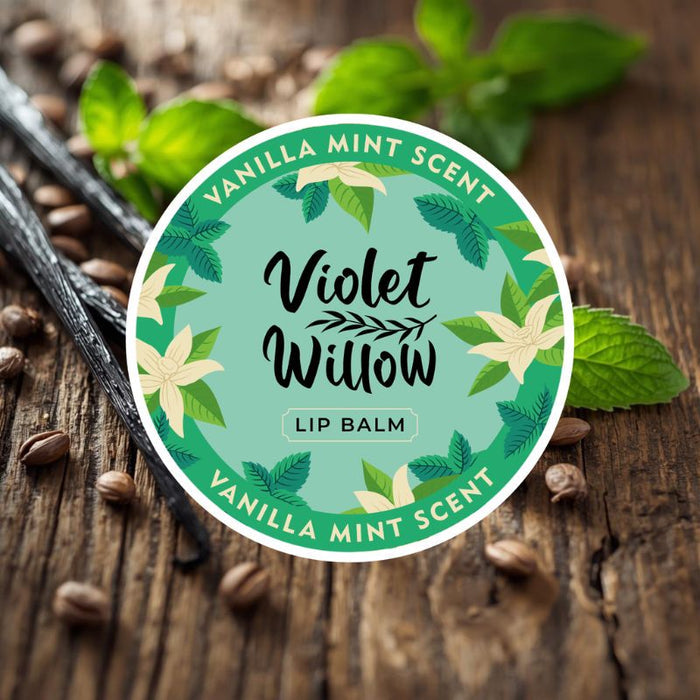 Violet Willow "Vanilla Mint' Lip Balm .5 oz