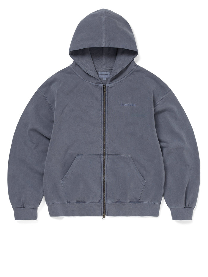 Waffle Lined Zip Up Hoodie
