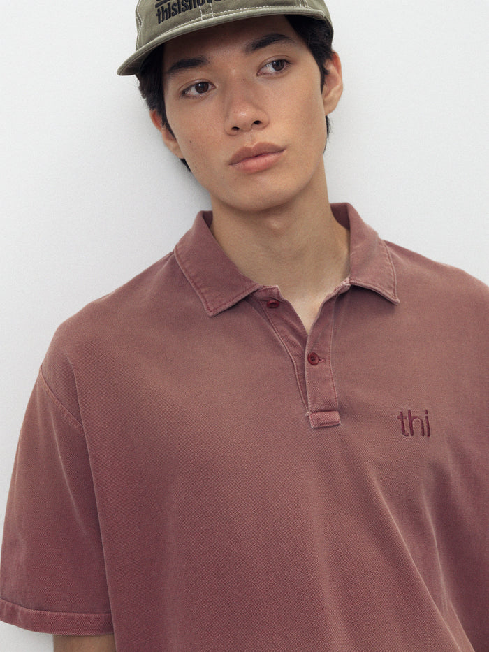 Washed Polo Shirt