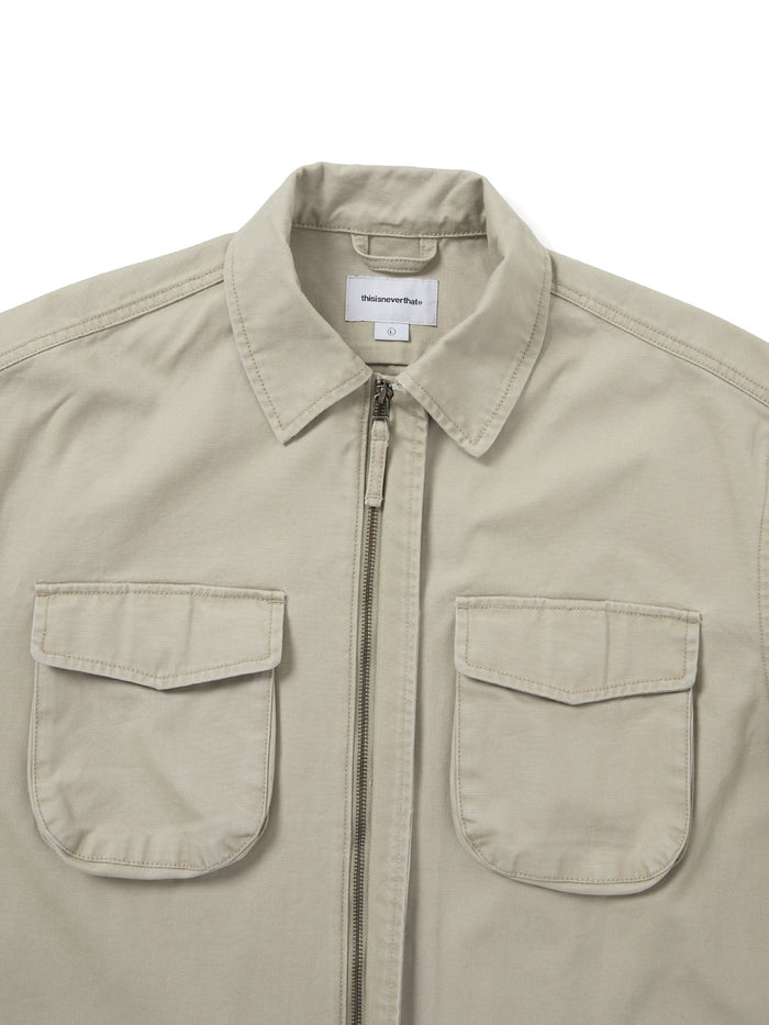 Washed Zip Shirt