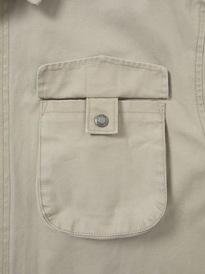 Washed Zip Shirt