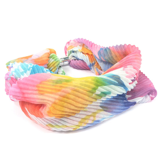 Watercolour Brights Magnetic Neck Scarf - Exclusive Design