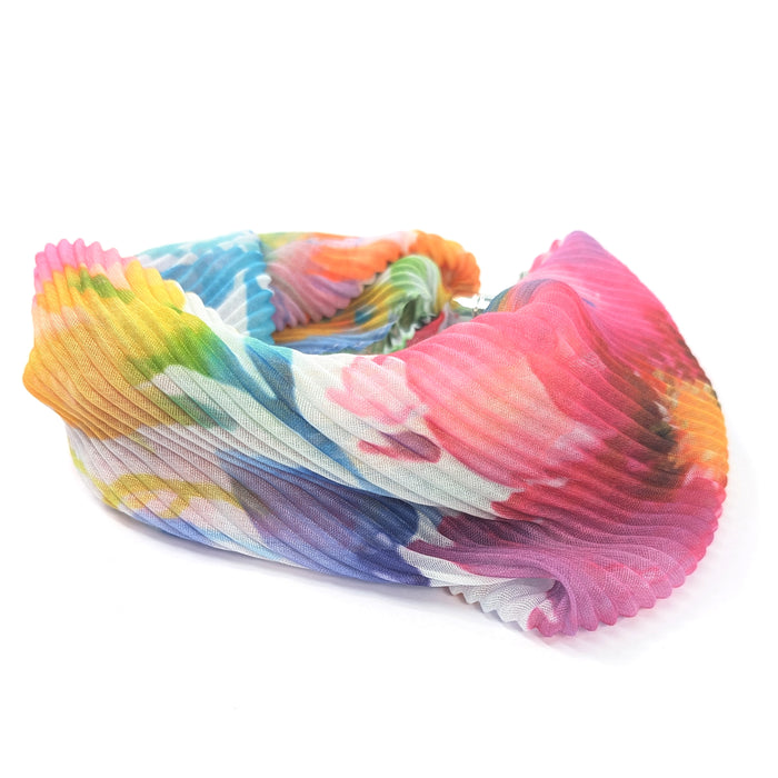 Watercolour Brights Magnetic Neck Scarf - Exclusive Design