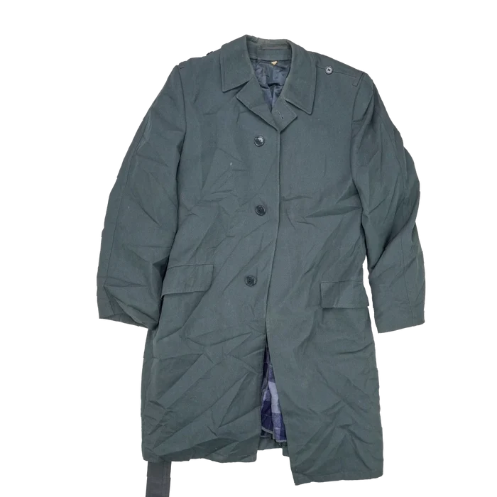 West German Grey Overcoat with Liner - 178/92, Small - German Army Surplus - Great Coats