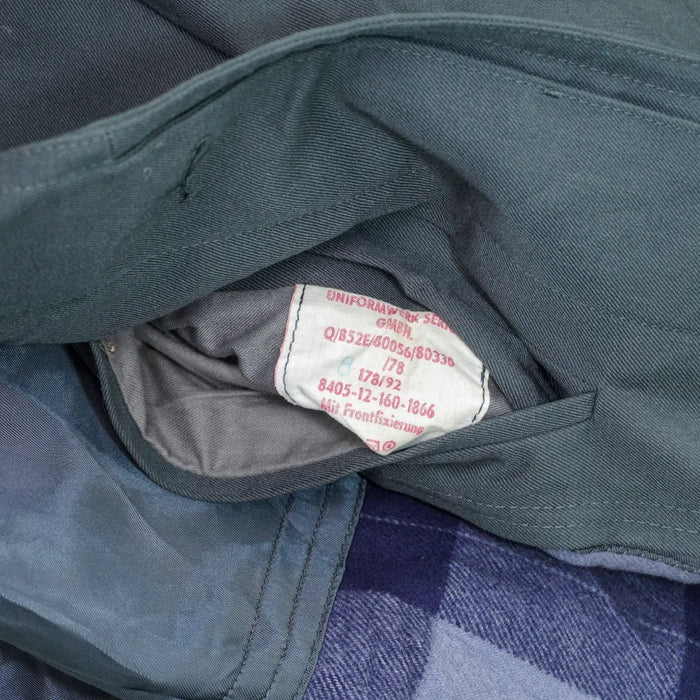 West German Grey Overcoat with Liner - 178/92, Small - German Army Surplus - Great Coats