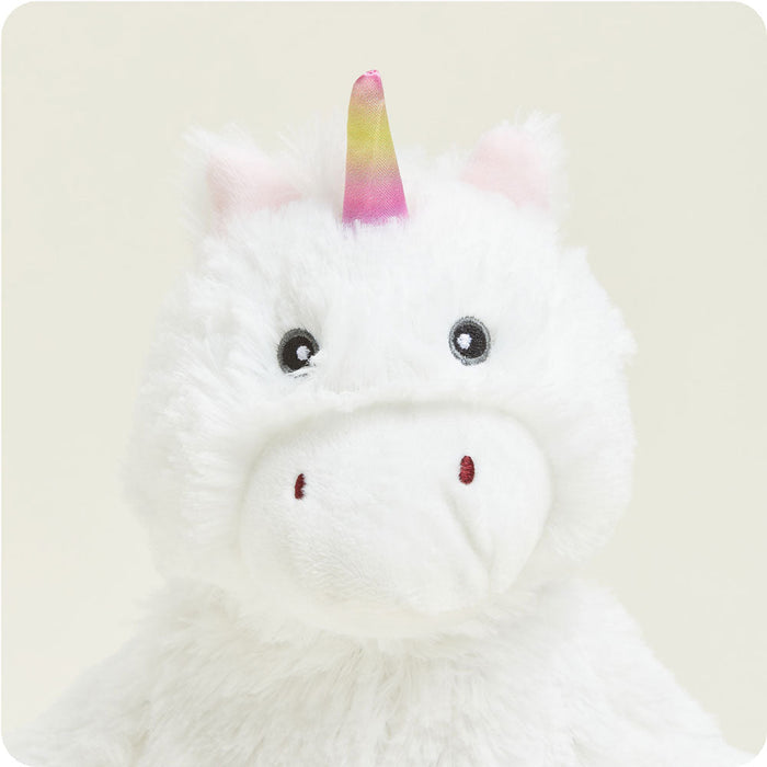 White Unicorn Stuffed Animal Warmies Junior