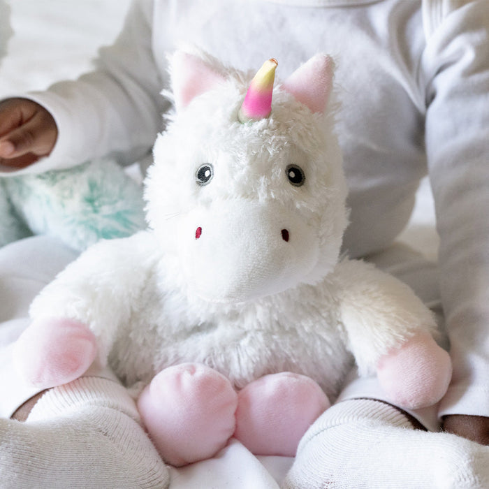 Microwavable White Unicorn Warmies - Warmies USA