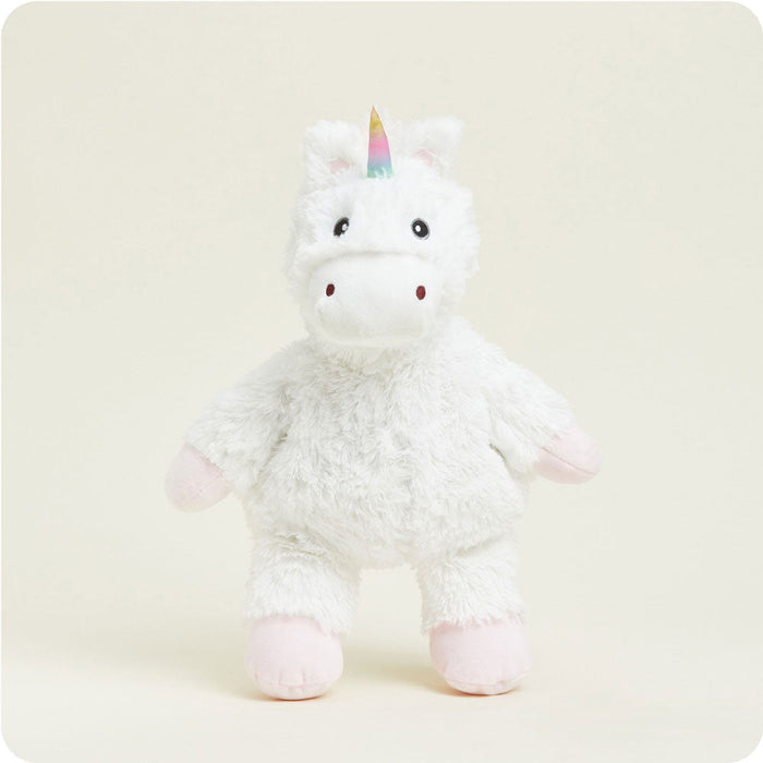 Heated White Unicorn Plush Warmies