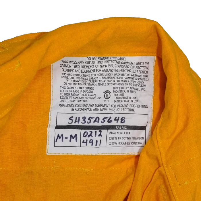 Wildland Fire-Fighting Brush Shirt - Medium - Army & Outdoors - Field Shirts