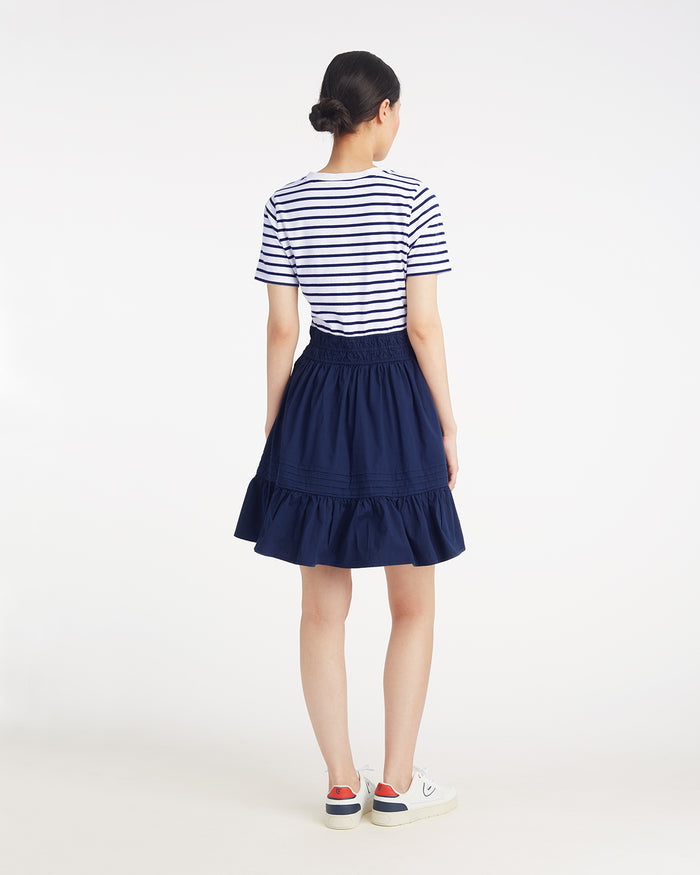Wilson Mini Dress in Navy Stripe