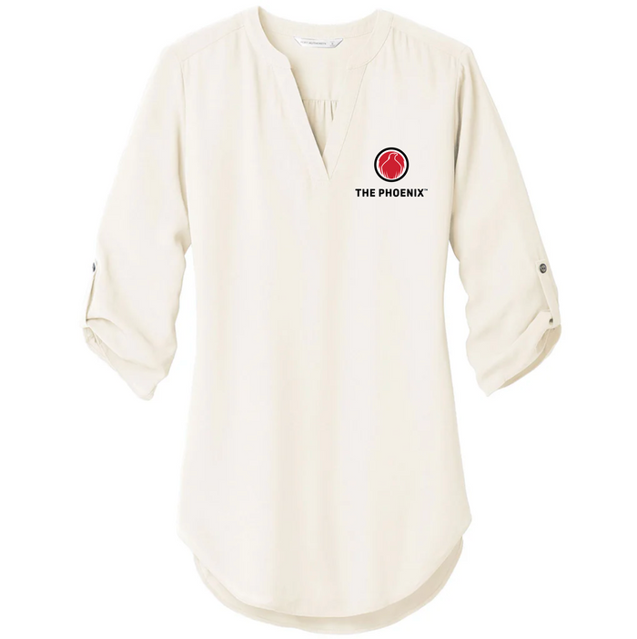 Women's 3/4 Sleeve Tunic Blouse