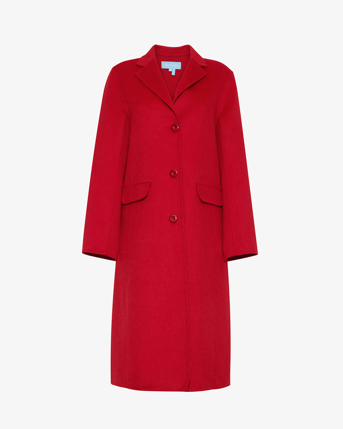 Woods Coat in Red