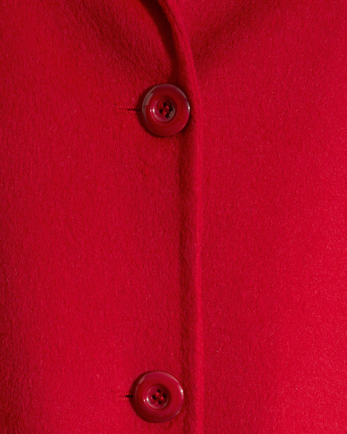 Woods Coat in Red