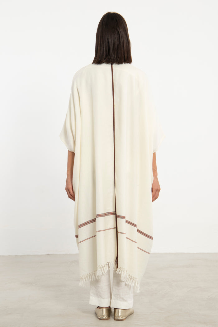 Wool Cream Abaya