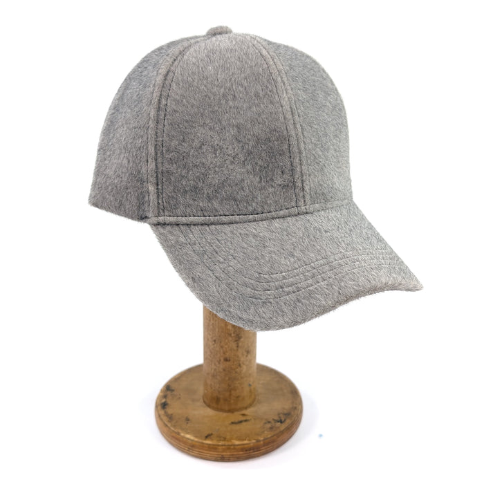 Wool Feel Cap - Dark Grey