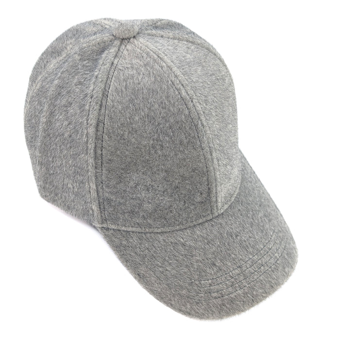 Wool Feel Cap - Dark Grey