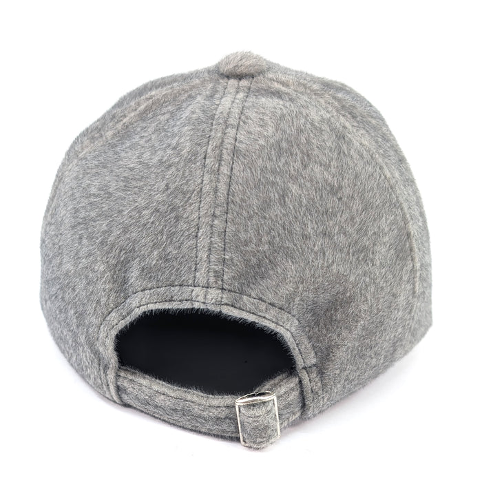 Wool Feel Cap - Dark Grey