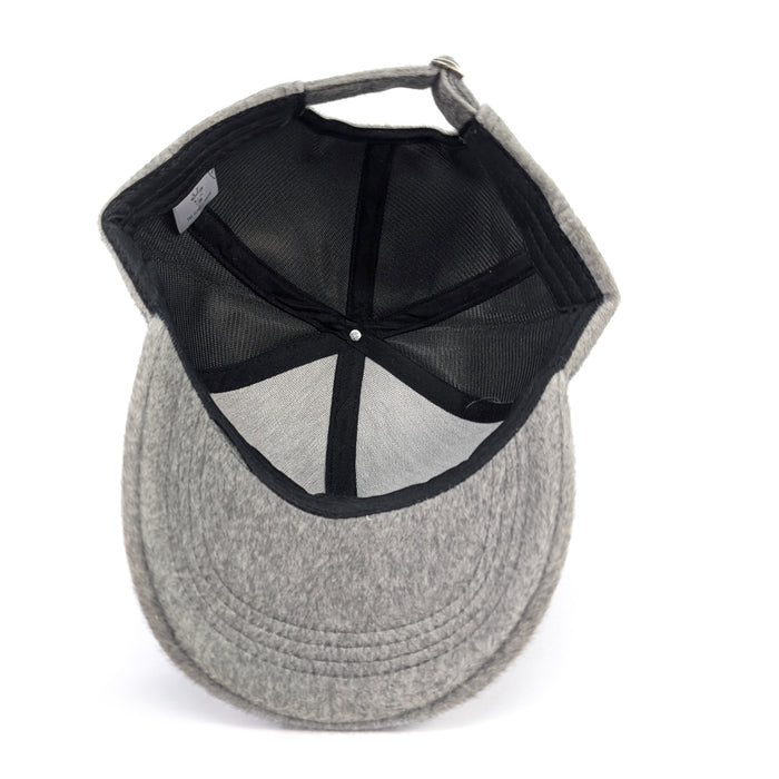 Wool Feel Cap - Dark Grey