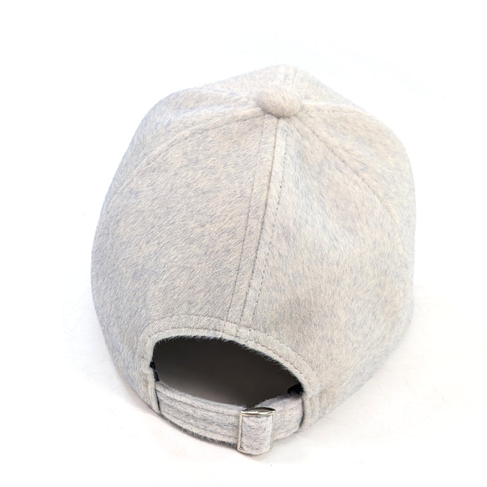 Wool Feel Cap - Light Grey