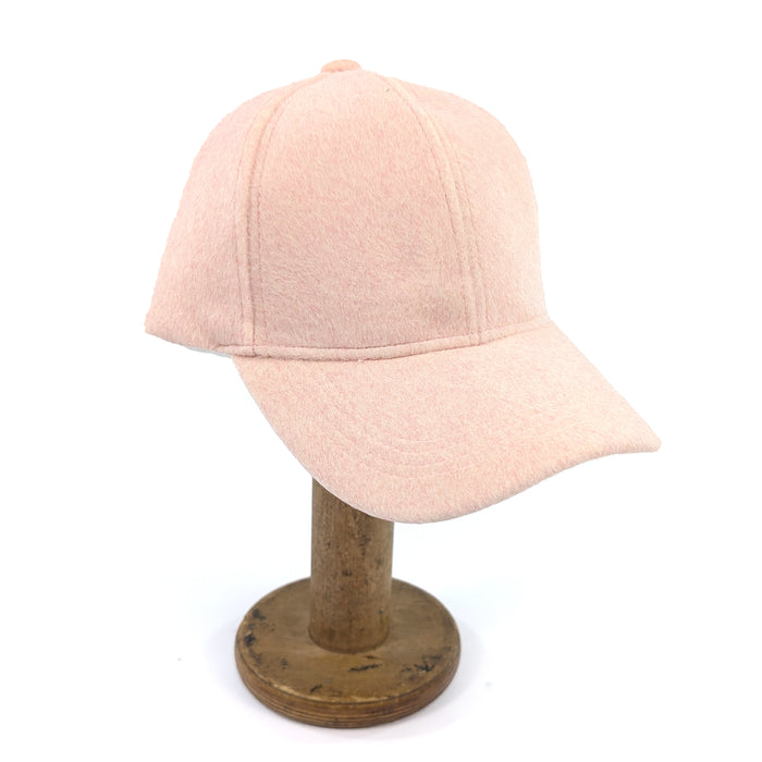 Wool Feel Cap - Pink