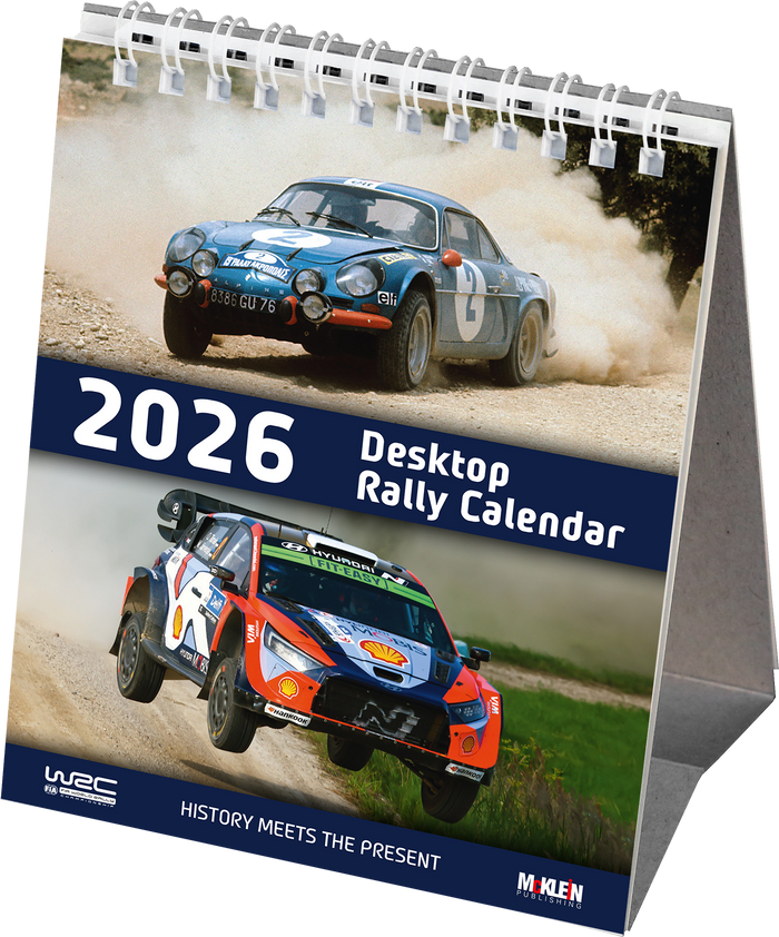 WRC 2026 Desktop Rally Calendar - History meets the Present