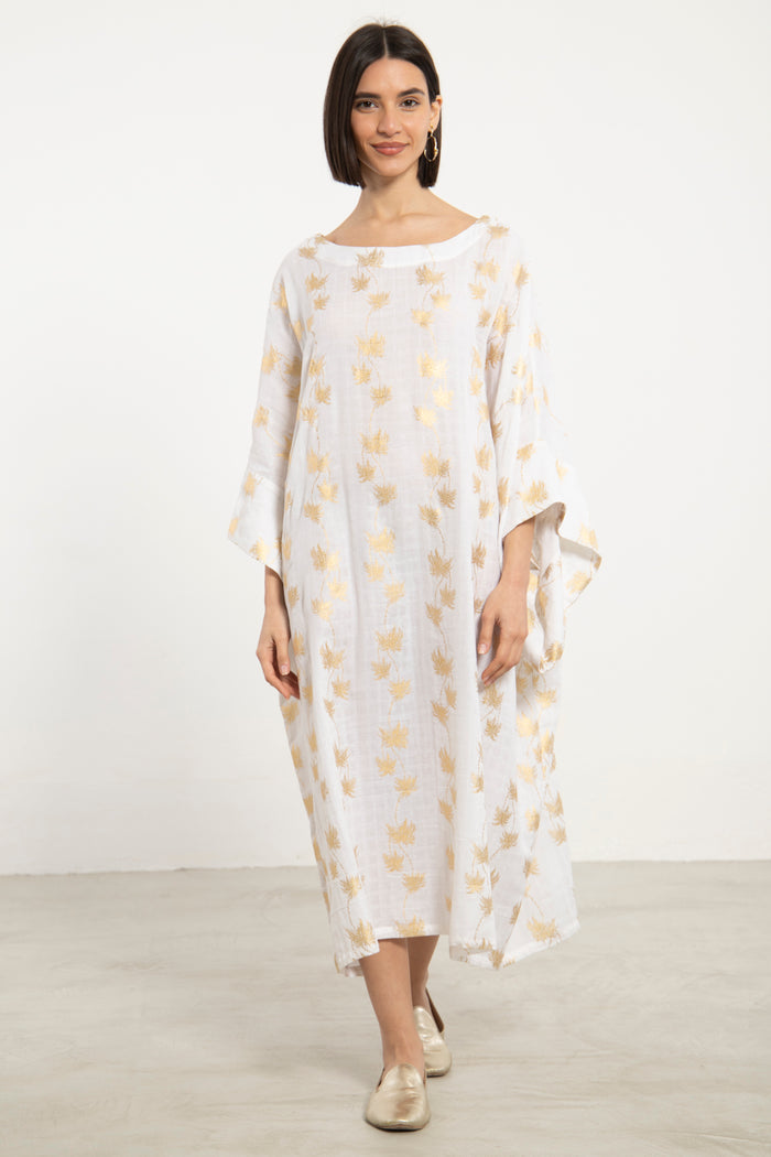 Yaman Cotton Voile Kaftan