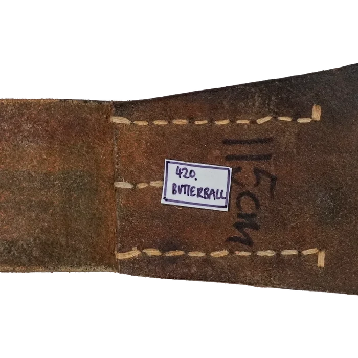 Yugoslavian JNA Leather Belt and Suspenders - Large - Yugoslavian Army Surplus - Belts & Suspenders