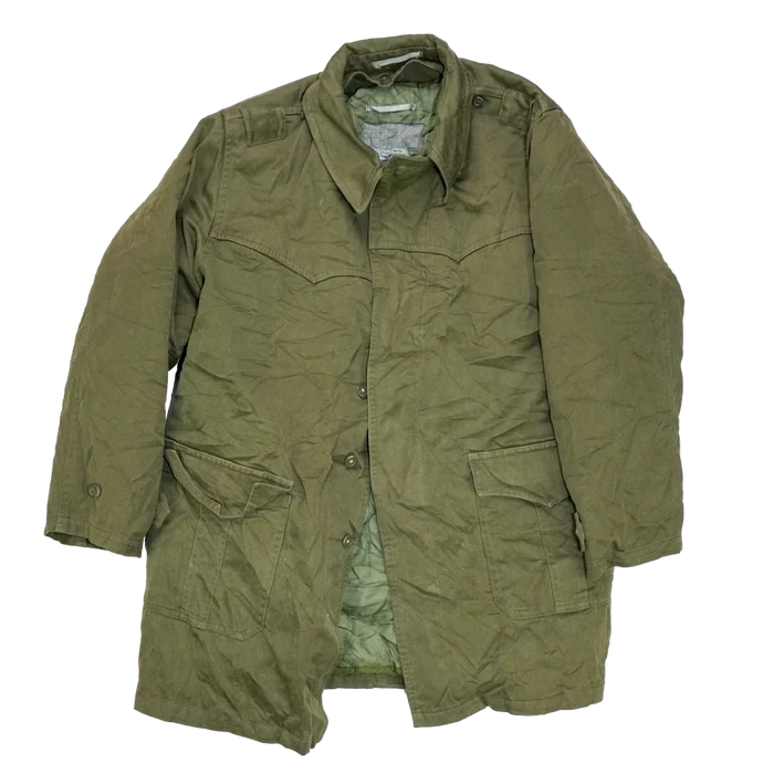 Yugoslavian JNA Olive Parka with Liner - Large - Yugoslavian Army Surplus - Parkas