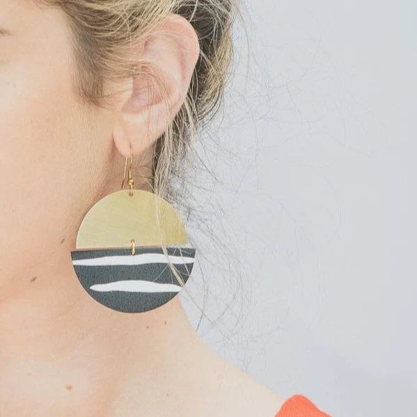 Zebra Earrings