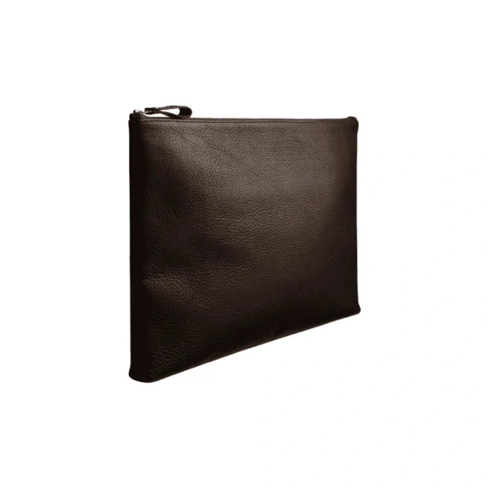 Full-grain leather work portfolio for 16-inch laptop